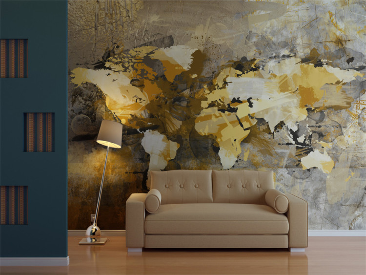 Wall Mural Artistic map of the World 60058