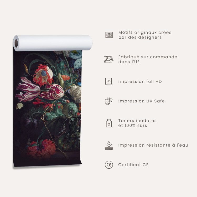 Papier peint Cerisier en fleurs avec petites fleurs roses 60658 additionalImage 4