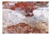 Mural de parede A crueza do loft - imitação de uma parede de tijolo vermelho coberta de gesso, uma composição ideal para interiores industriais 91158 additionalThumb 1