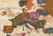 Decoratief prikbord World Map: Retro Mood [Cork Map] 98058 additionalThumb 6