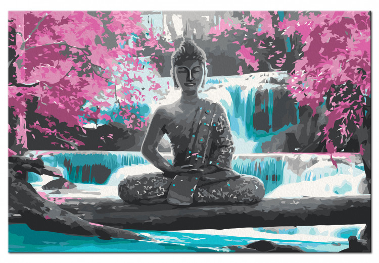 Quadro da dipingere Buddha and Waterfall 114468 additionalImage 6