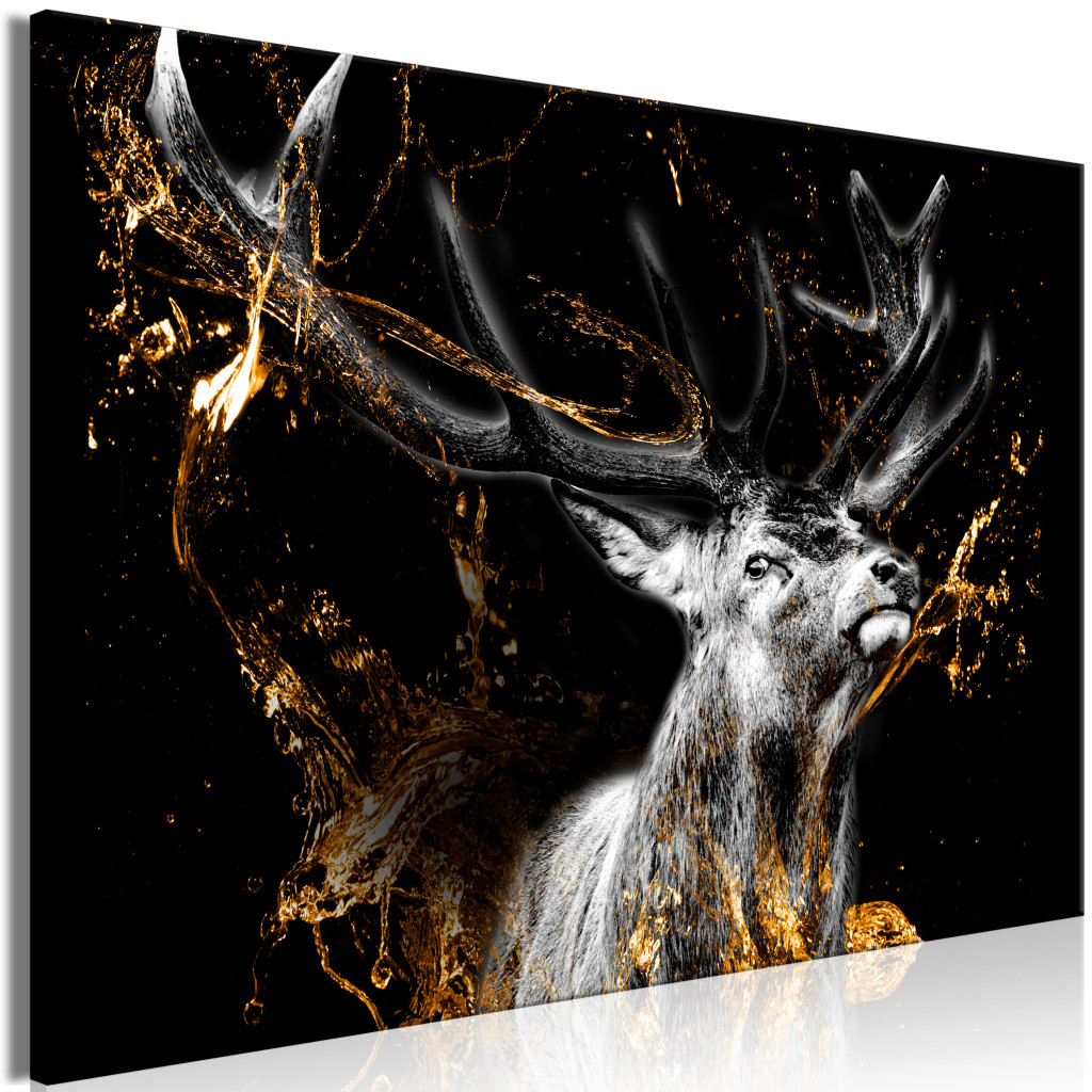 Schilderij Golden Deer [Large Format]