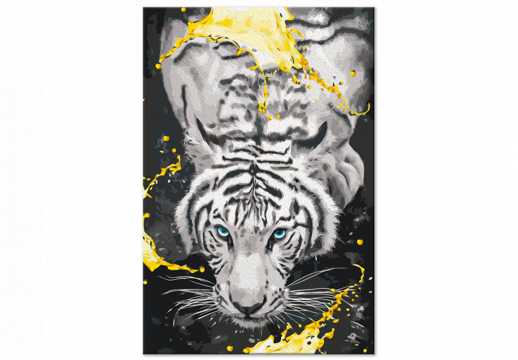 Obraz do malowania po numerach Przyczajony tygrys 142768 additionalImage 3