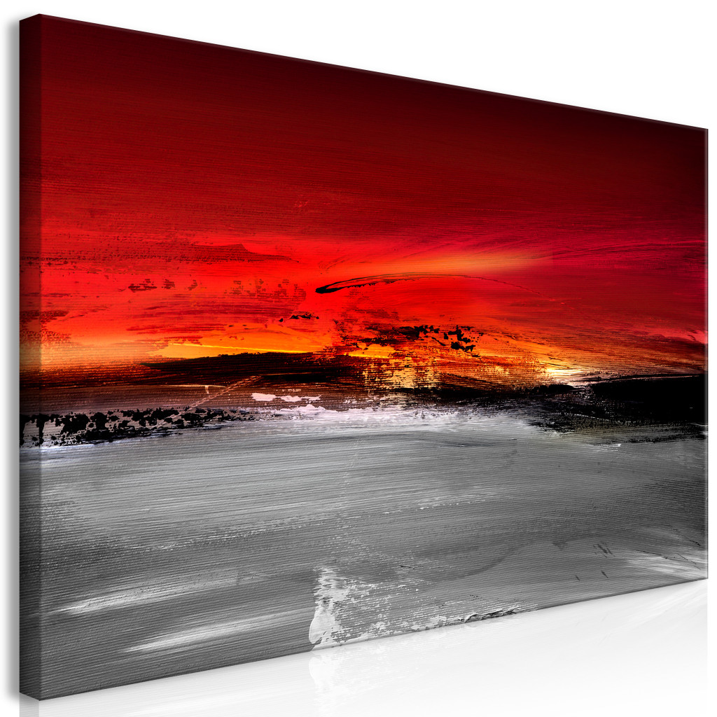 Schilderij Crimson Landscape II [Large Format]