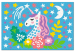 Painting Kit for Children Majestic Unicorn - Profile of a Friendly Pet Against Stars 149768 additionalThumb 7