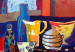 Cadre moderne Vases colorés (1 pièce) - nature abstraite multicolore 46668 additionalThumb 2