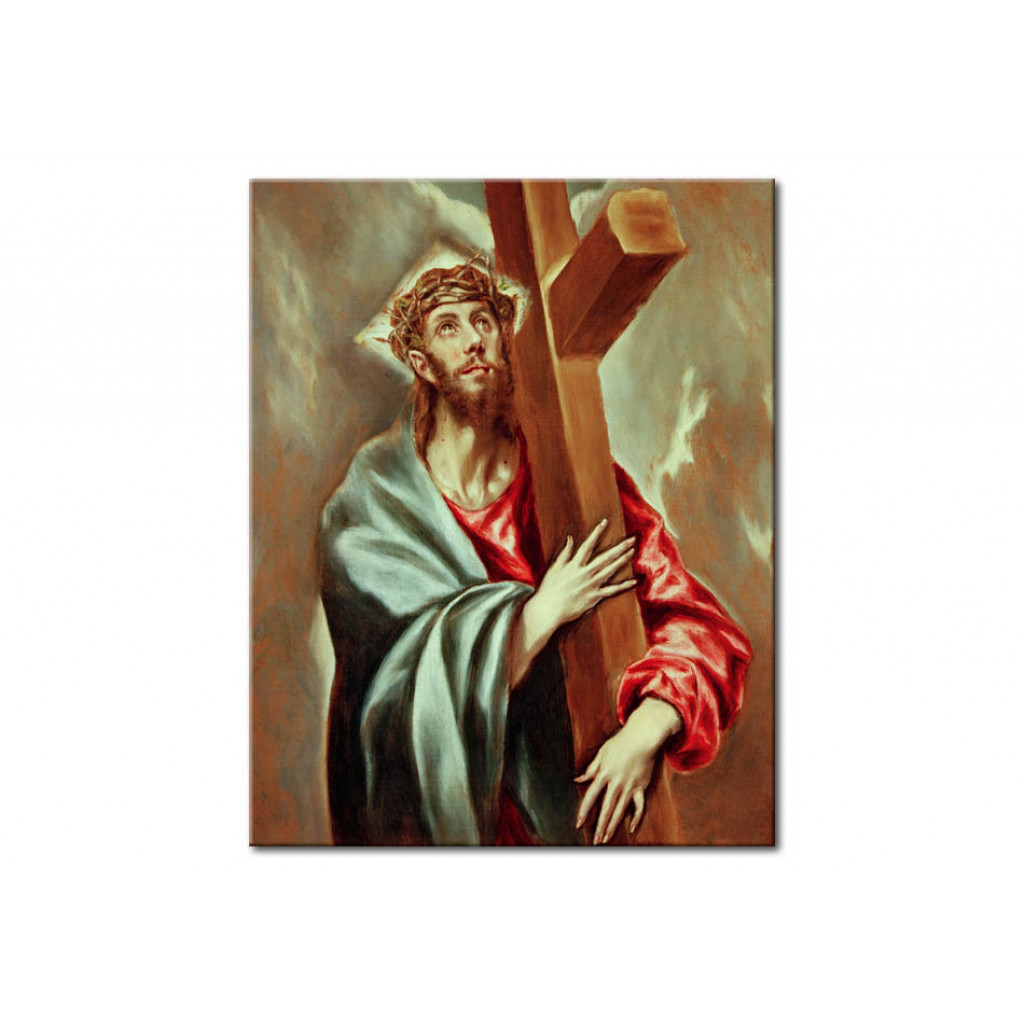 Schilderij  El Greco: Christ Carrying The Cross