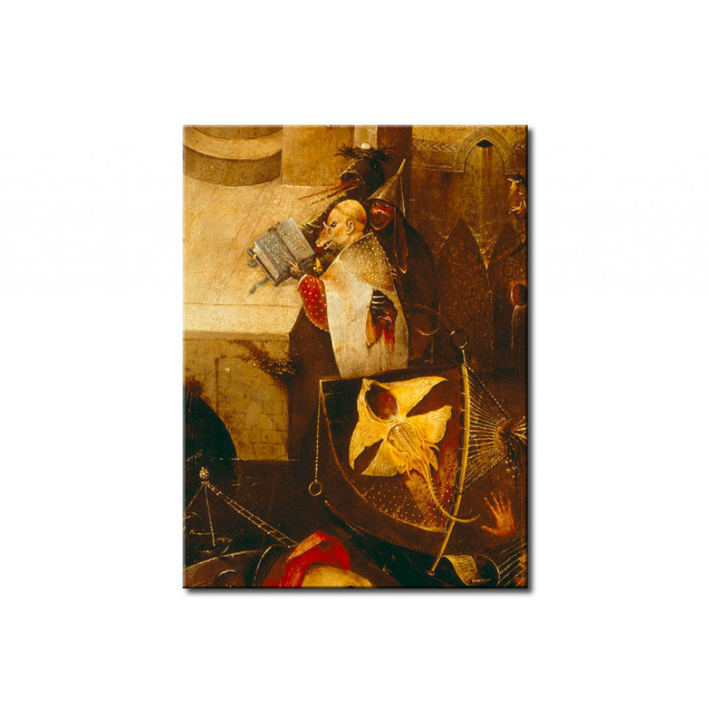 Schilderij  Hieronymus Bosch: The Temptation Of St. Antony