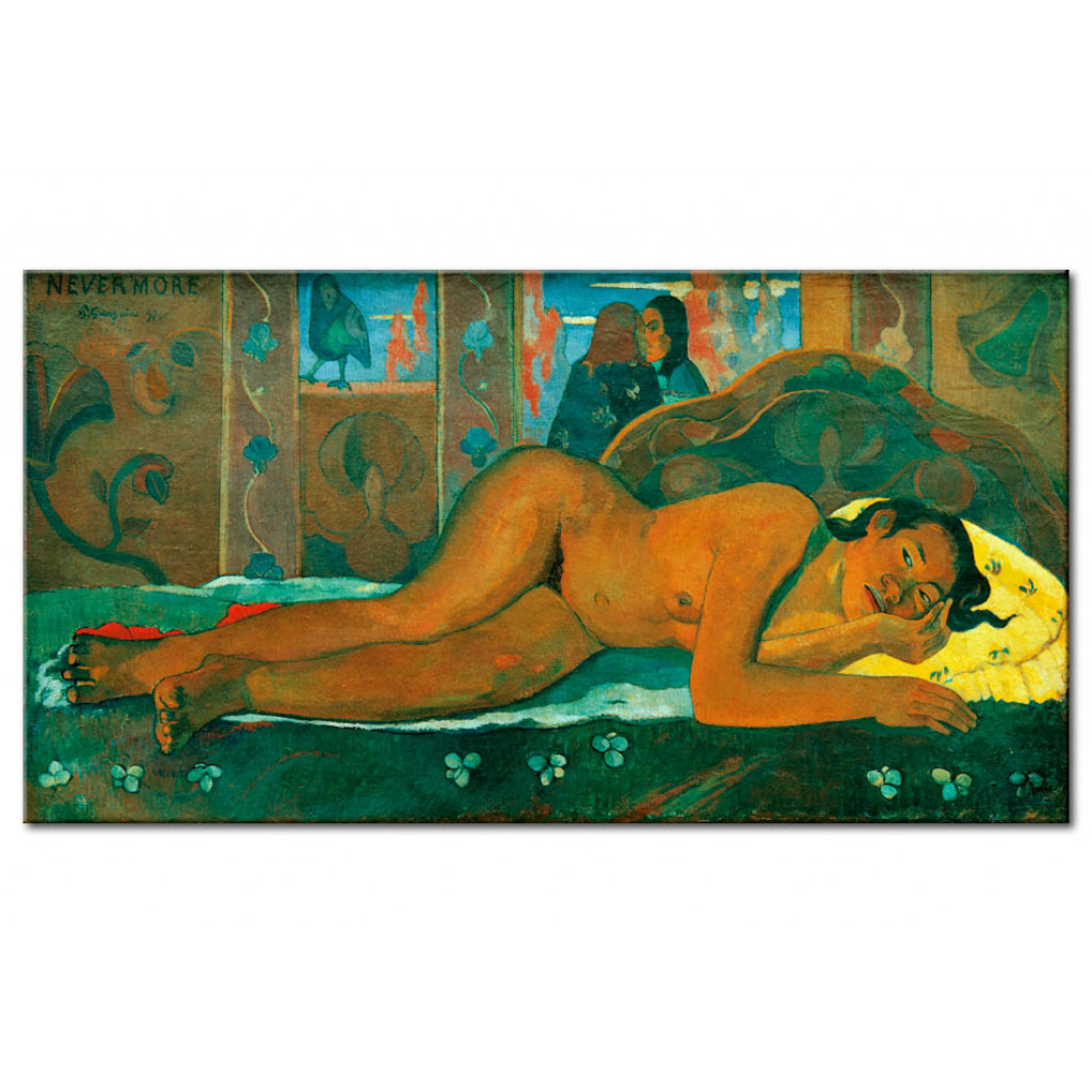 Schilderij  Paul Gauguin: Nevermore