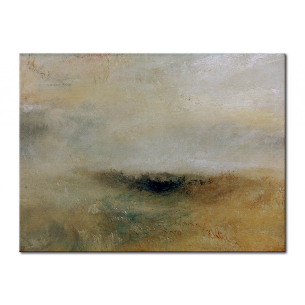 Schilderij  William Turner: Seascape With Storm Coming On