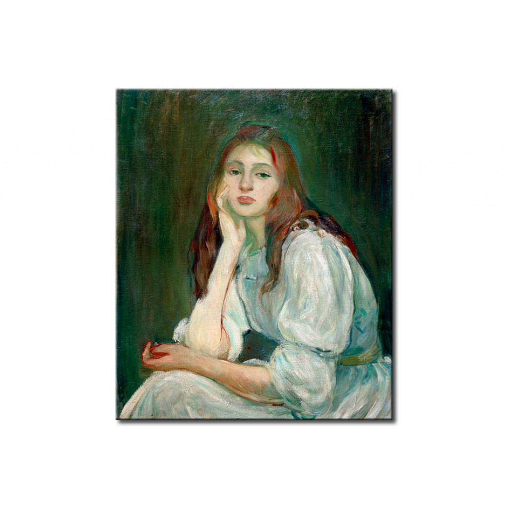 Schilderij  Berthe Morisot: Julie Rêveuse