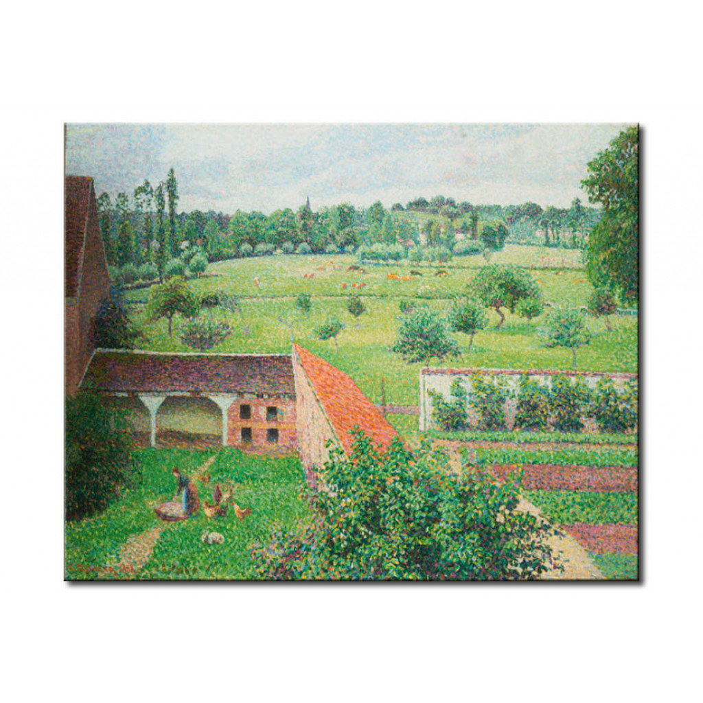Schilderij  Camille Pissarro: View From My Window, Eragny