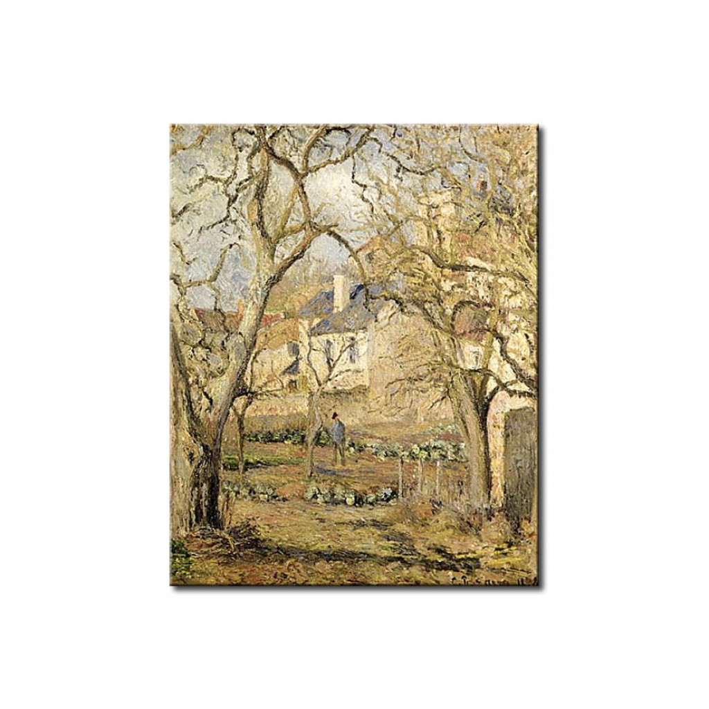 Schilderij  Camille Pissarro: The Vegetable Garden