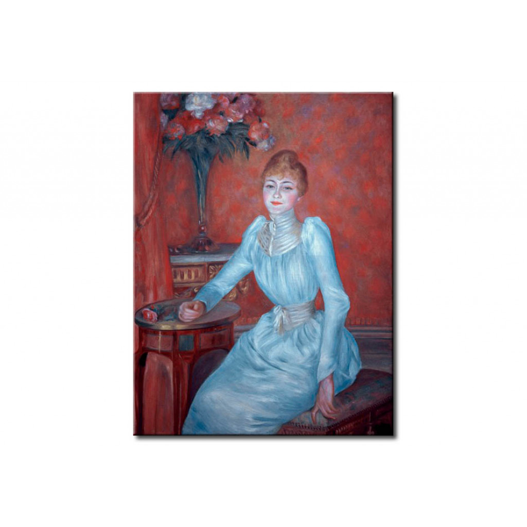 Schilderij  Pierre-Auguste Renoir: Portrait Of Madame De Bonnières
