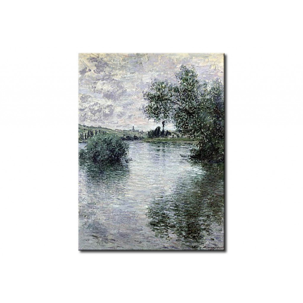 Schilderij  Claude Monet: The Seine At Vetheuil