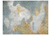 Wall Mural Remnants of the Past - Retro-style Ornament Layer on a Raw Background 60868 additionalThumb 1