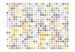 Carta da parati moderna Colored polka dots 61068 additionalThumb 1