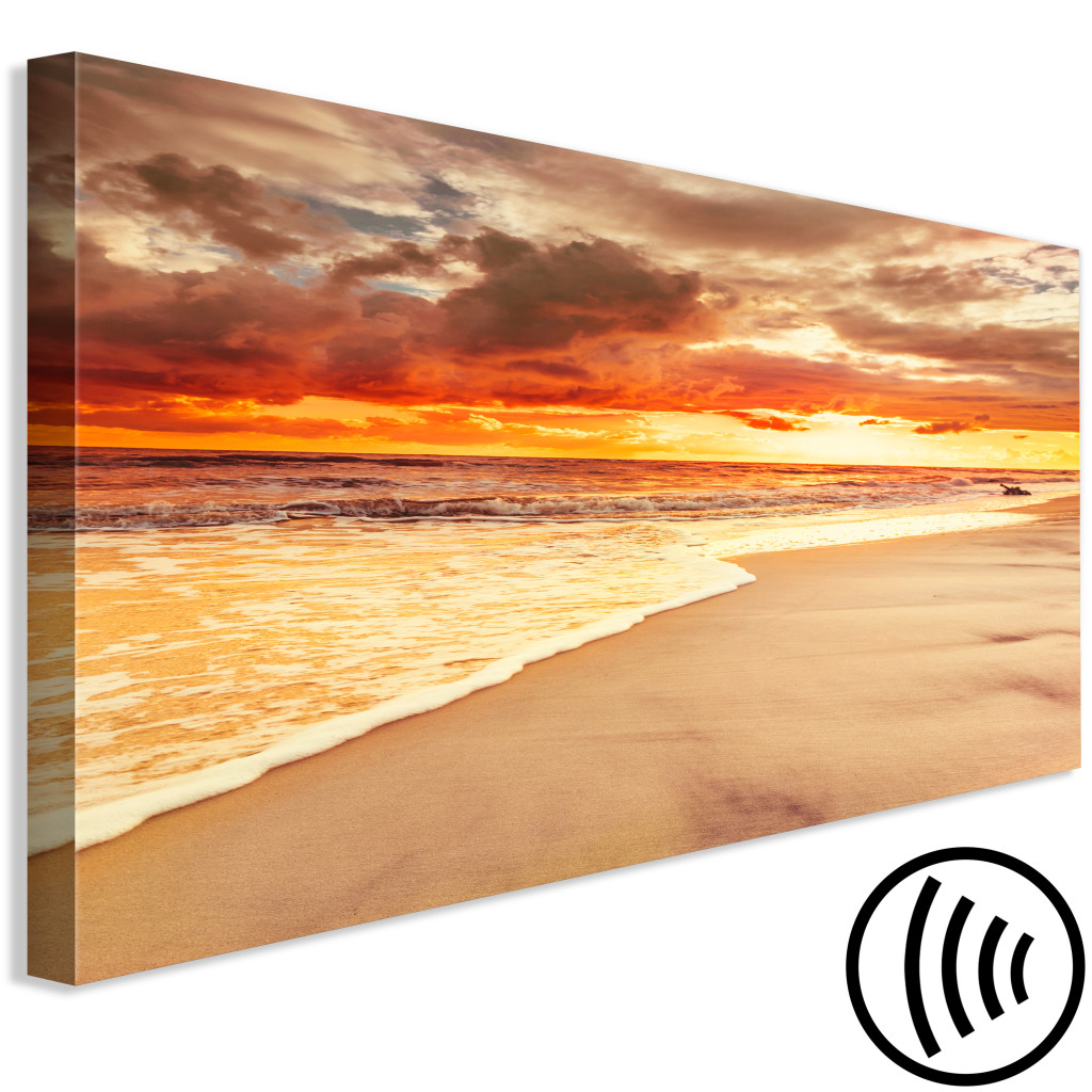 Schilderij  Zonsop- En Ondergangen: Beach: Beatiful Sunset