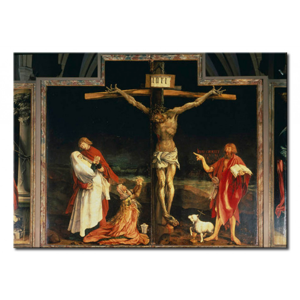 Schilderij  Matthias Grünewald: Crucifixion