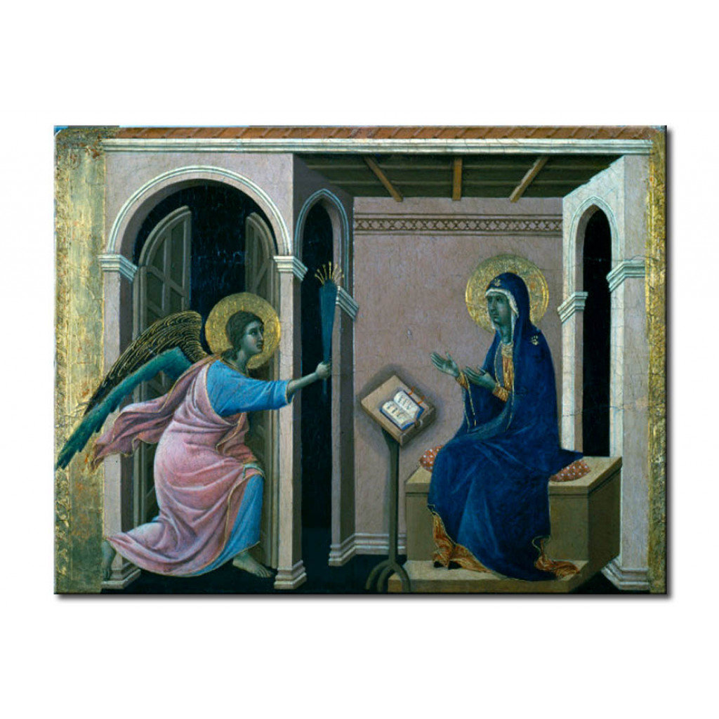 Schilderij  Duccio Di Buoninsegna: Annunciation