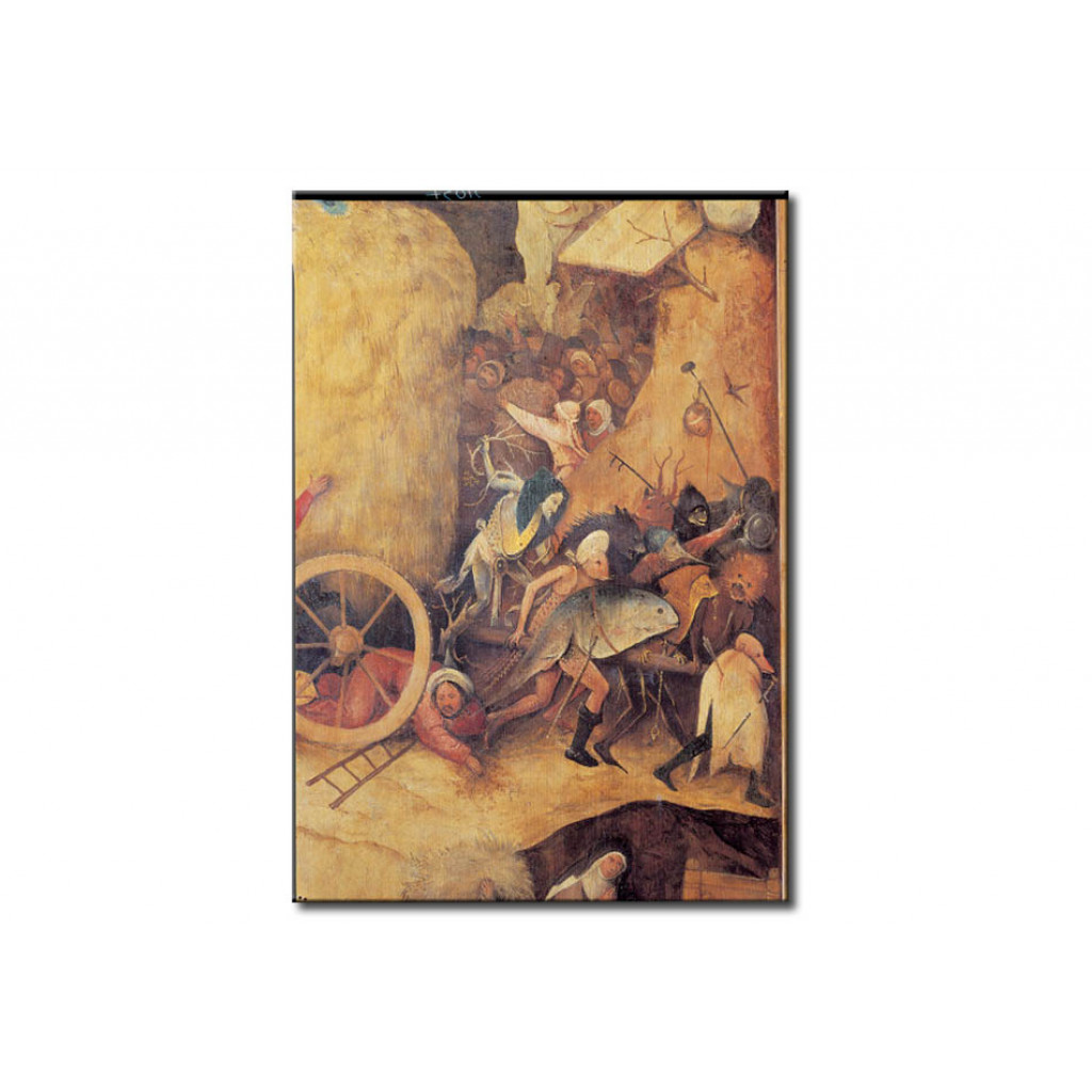 Schilderij  Hieronymus Bosch: Procession Of The Hay Wagon