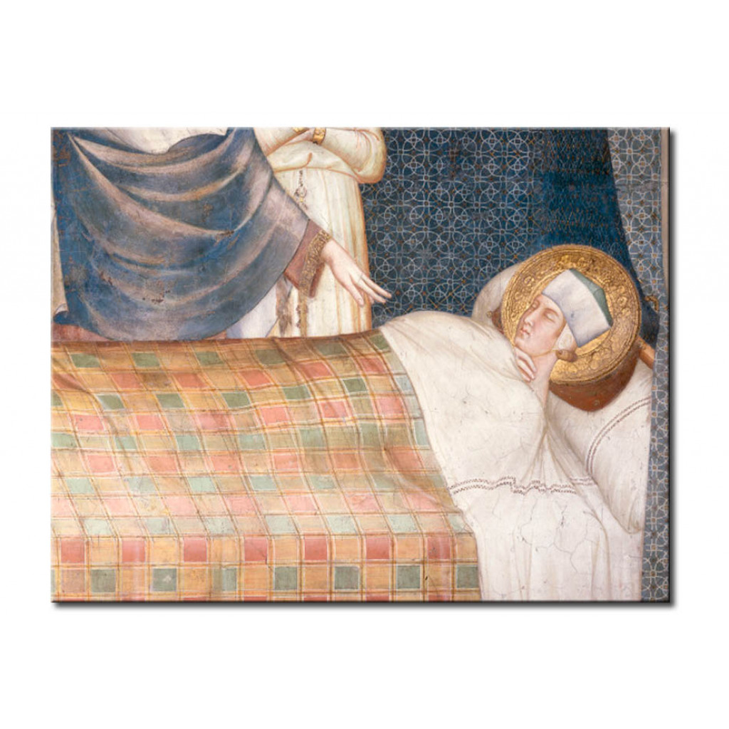 Schilderij  Simone Martini: Christ Appears To St. Martin Of Tours In His Dream