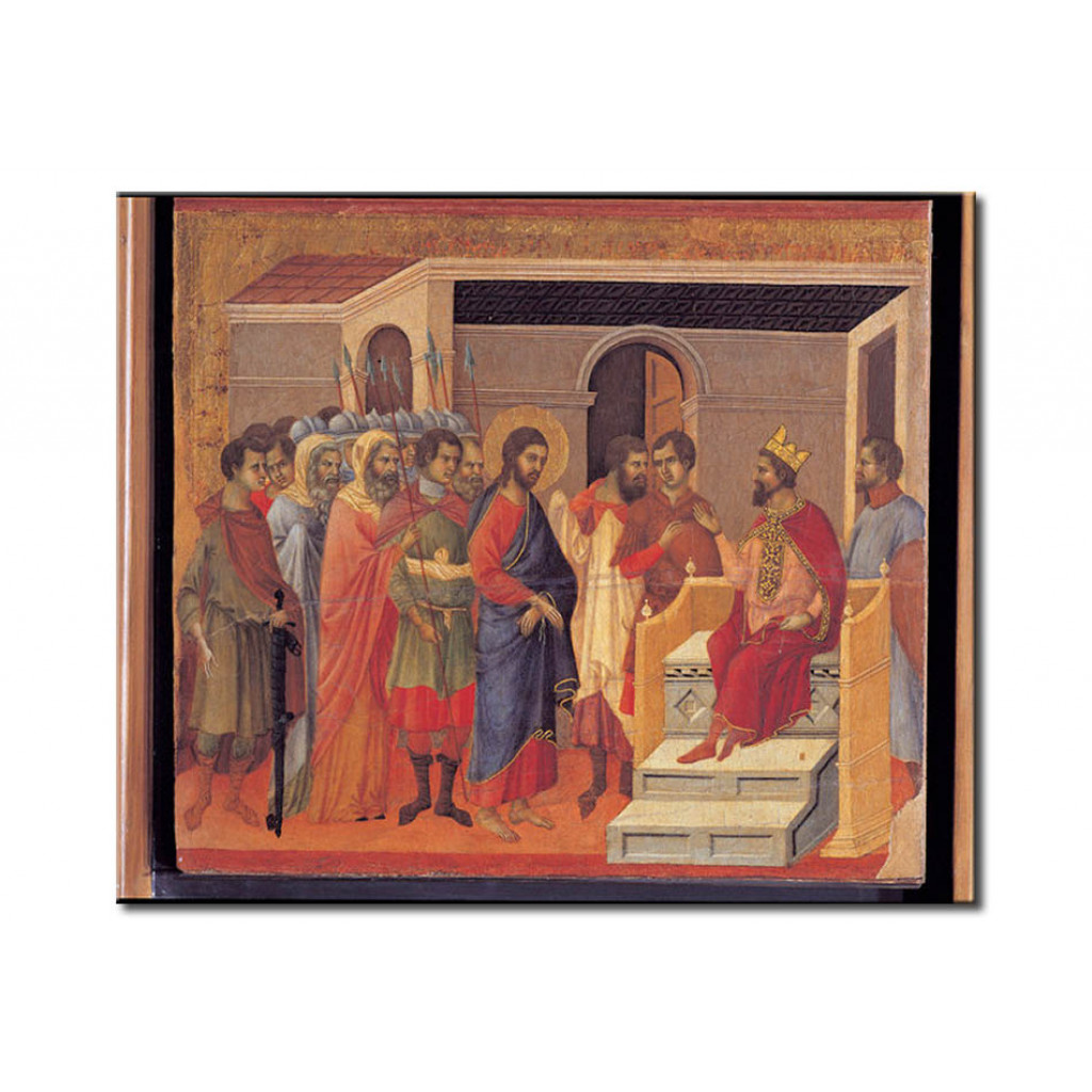 Cópia Impressa Do Quadro Christ Before Herod