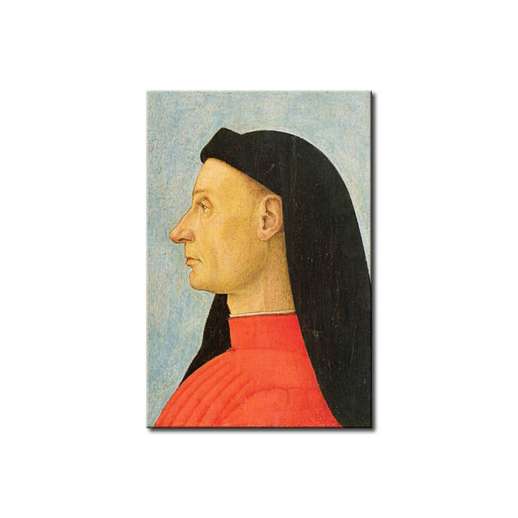 Schilderij  Giovanni Bellini: Portrait Of A Young Man