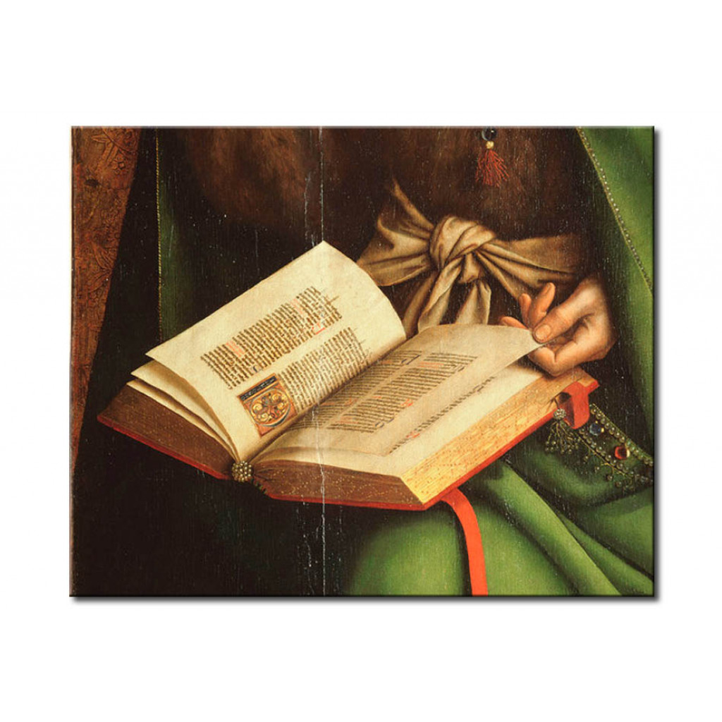 Schilderij  Jan Van Eyck: St John The Baptist