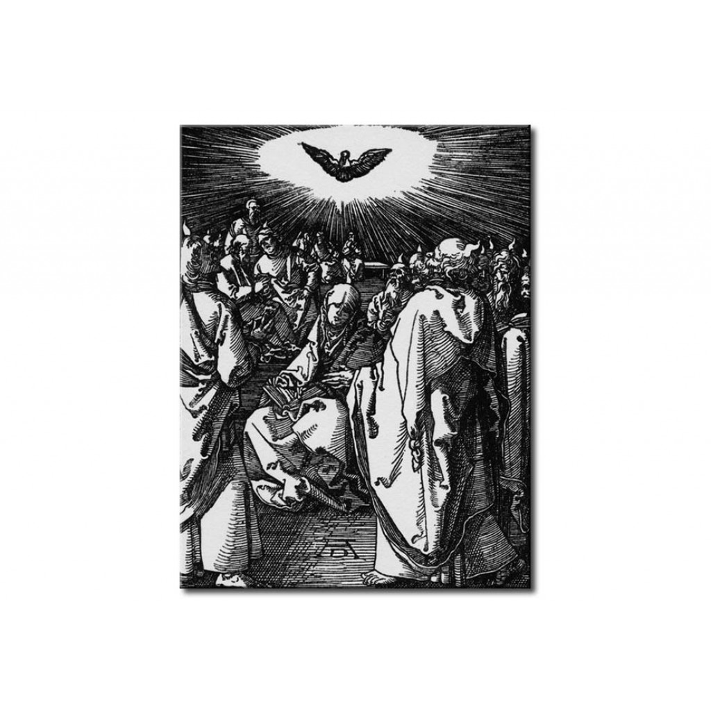 Schilderij  Albrecht Dürer: The Outpouring Of The Holy Ghost