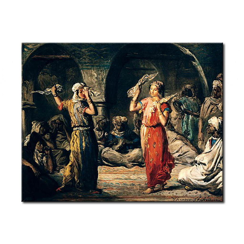 Schilderij  Théodore Chassériau: Dance Of The Handkerchiefs
