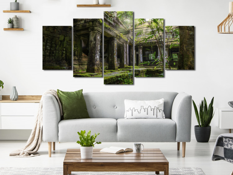 Canvas Print Preah Khan in Angkor Wat - photography with architecture and jungle 124378 additionalImage 3