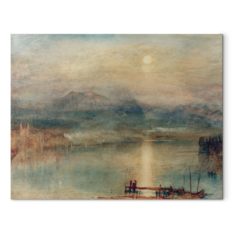 Reprodukcja obrazu Światło księżyca na jeziorze Lucerne z Rigi 150578