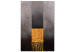 Foto på akryl Painted Abstraction - Geometric Composition on a Metallic Background [Glass]  150878 additionalThumb 2