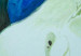 Quadro moderno Natura con frutti (1 pezzo) - pere verdi su sfondo blu 46678 additionalThumb 4