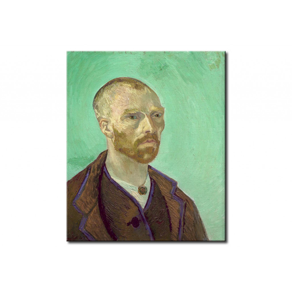 Schilderij  Vincent Van Gogh: Selfportrait Dedicated To Paul Gauguin