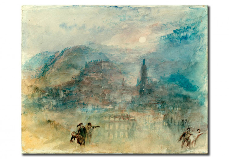 Tableau mural Heidelberg au clair de lune 52778
