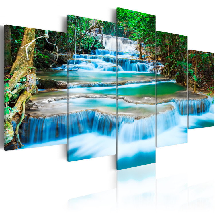 Obraz Błękitny wodospad w Kanchanaburi, Tajlandia 58778 additionalImage 2