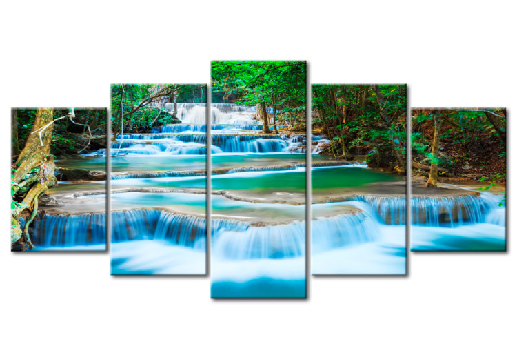 Obraz Błękitny wodospad w Kanchanaburi, Tajlandia 58778