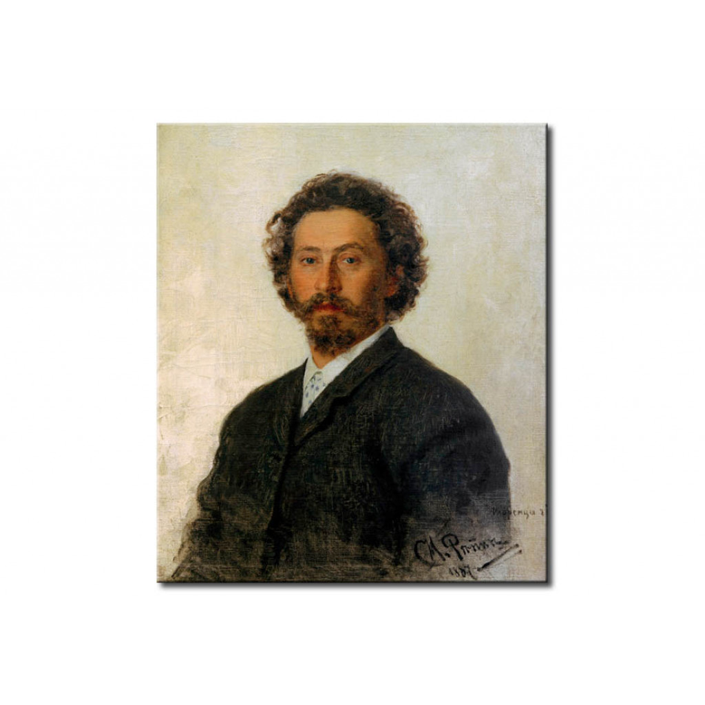 Schilderij  Ilja Repin: Selbstbildnis