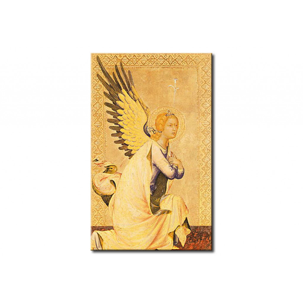 Schilderij  Simone Martini: Angel Gabriel