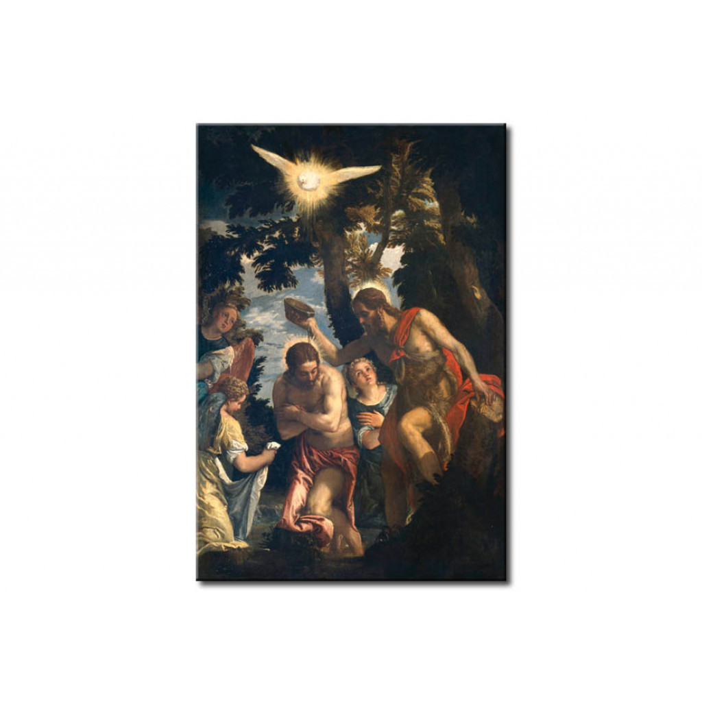 Schilderij  Paolo Veronese: Jesus Baptism