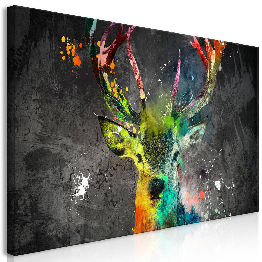 Schilderij Rainbow Deer II [Large Format]