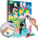 Paint by Number Kit Midnight Flowers 136988