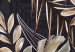Fototapeta Natura w egzotycznej odsłonie – liście w odcieniach brązu i bieli 142288 additionalThumb 3