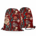 Mochila Noble bouquet - composition of flowers on a burgundy background 147388 additionalThumb 3