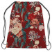Mochila Noble bouquet - composition of flowers on a burgundy background 147388 additionalThumb 2