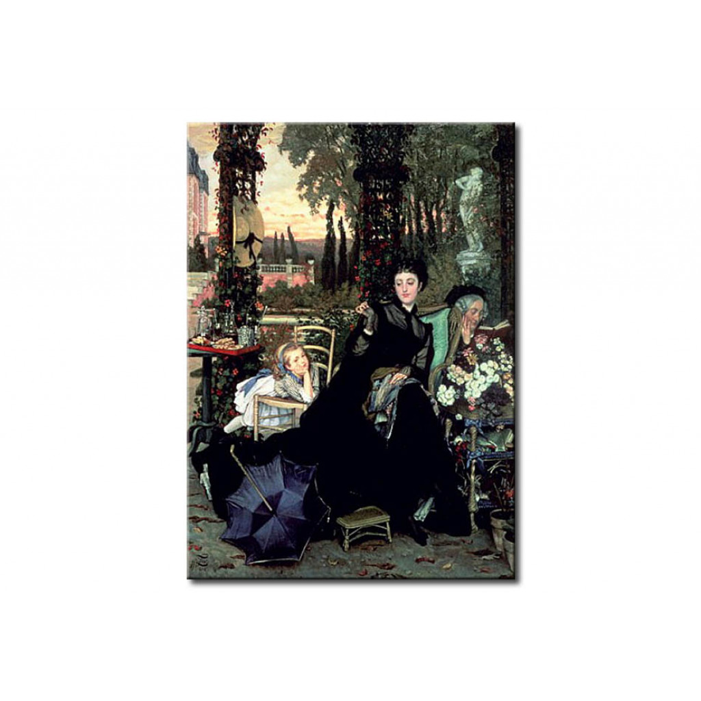 Schilderij  James Tissot: The Widow