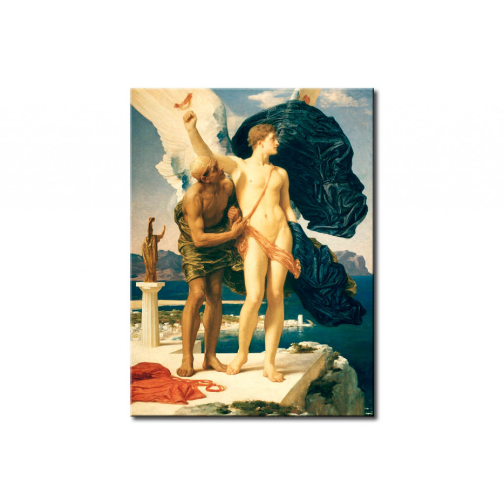 Schilderij  Frederic Leighton: Daedalus And Icarus