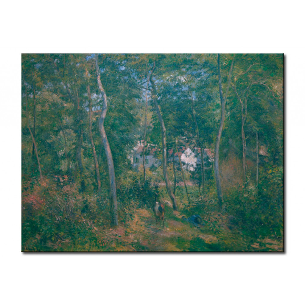 Reprodução Da Pintura Famosa Der Wald Von L'Hermitage, Pontoise